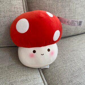 NWT Miniso Soft Squshy Plush Red Mushroom